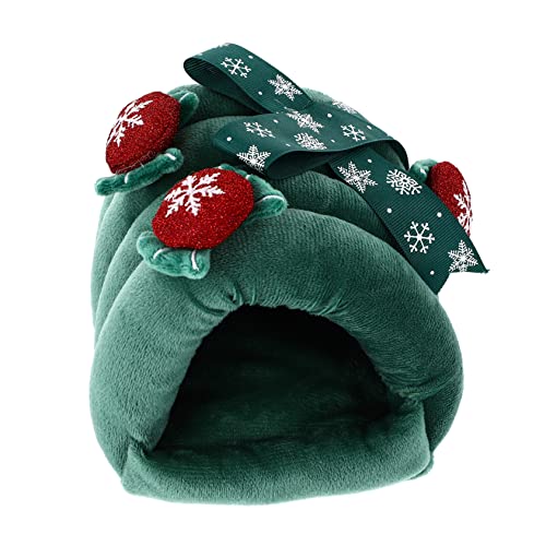 Kisangel Warmes Nest Für Hamster Haustierbett 15 X 11 X 12 cm Größe M Baumwollmaterial Für Kleintiere Winddicht Und Warm Zufälliger Stil von Kisangel