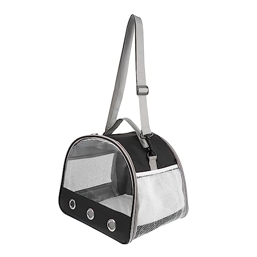 Kisangel Mini-Reisetasche Für Haustiere Für Hamster Chinchillas Outdoor-Handtasche Komfort-belüftung Schwarz von Kisangel