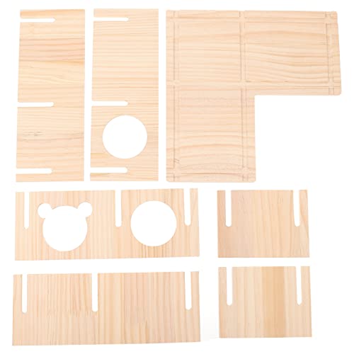 Kisangel Holzhaus Für Hamster Haustier Holznest En Hamster Hideaway Nest Hamster Nest Haustier Spielzeug Safe Kisangel Holzhaus Für Hamster Haustier Holznest En Hamster Hideaway Nest Hamster Nest Haustier Spielzeug Safe von Kisangel