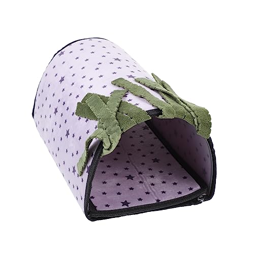 Kisangel 1 Stück Bequemes Hamster-tunnelnest Haustier-Spielzeug-versteck Für Meerschweinchen Ratten Chinchillas Atmungsaktives Nest Für Kleintiere Lustiges von Kisangel