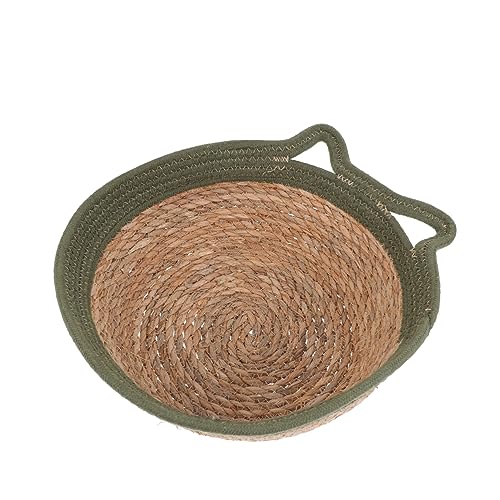 Kisangel 1Stk Haustierbett katzenhöhle rechteckiger Weidenkorb gewebte Katze Aufbewahrungskorb aus Rattan bequemes Haustiernest Kätzchen Nest Schreibtisch Katzennest Baumwollseil Stroh Kisangel 1Stk Haustierbett katzenhöhle rechteckiger Weidenkorb gewebte Katze Aufbewahrungskorb aus Rattan bequemes Haustiernest Kätzchen Nest Schreibtisch Katzennest Baumwollseil Stroh von Kisangel