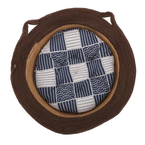 Kisangel Katzenbett Haustier Schlafhaus Rattan Gewebt Haustiernest Komfortables Haustiernest Katzen-hundenest Kisangel Katzenbett Haustier Schlafhaus Rattan Gewebt Haustiernest Komfortables Haustiernest Katzen-hundenest von Kisangel