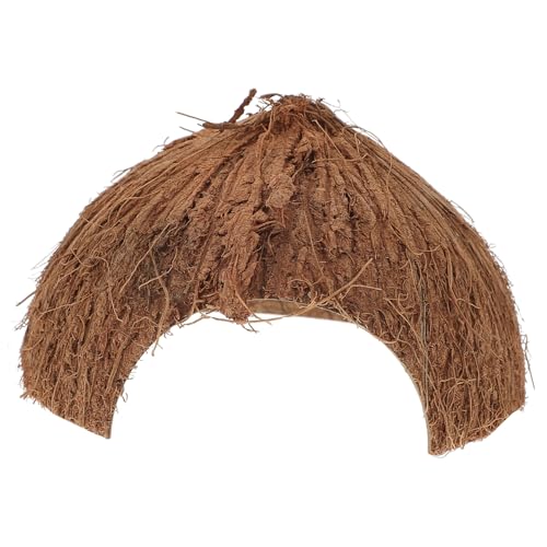 Kisangel Wärmelampe Aus Kokosnussschalen für Reptilien 13 cm für Verstecke Kleiner Haustiere Dekoration Kisangel Wärmelampe Aus Kokosnussschalen für Reptilien 13 cm für Verstecke Kleiner Haustiere Dekoration von Kisangel