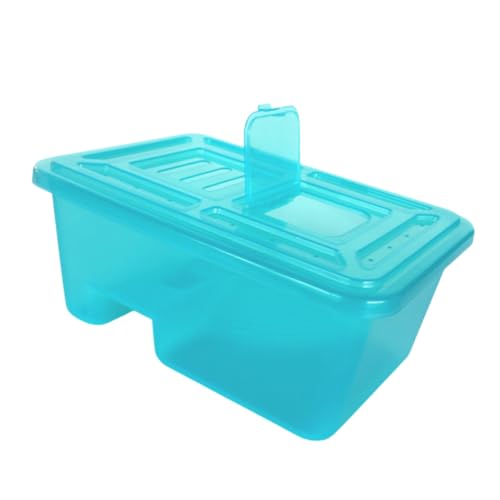Kisangel 1Stück Turtle Breeding Box Für Halbdurchsichtiger Schildkrötenzylinder Rampe Abnehmbarer Kunststoffdeckel Aquarium Für Süß Und Seewasser von Kisangel