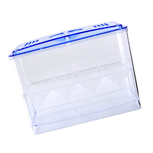 Kisangel Kleine Fischzucht Isolation Box Freistehende Selbstschwimmende Brutbox Für Kleine Fische Transparente Beobachtungsbox Förmiger Trennwand Für Aufzucht Und Isolation Von von Kisangel