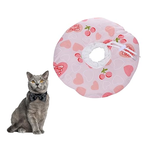 Kisangel 1stück Katzen Erholungs-Halskrause Herzform Gedruckte Elizabethan Halskrause Anti-Kratzer Schutzkragen Für Katzen Und Hunde Komfortabel Verstellbar Rosa s Kisangel 1stück Katzen Erholungs-Halskrause Herzform Gedruckte Elizabethan Halskrause Anti-Kratzer Schutzkragen Für Katzen Und Hunde Komfortabel Verstellbar Rosa s von Kisangel