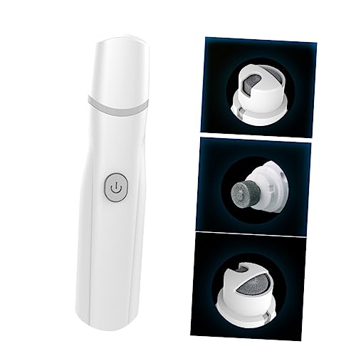 Kisangel Elektrische Haustier-krallenschleifmaschine Automatischer Krallenknipser Für Hunde Und Katzen Geräuschloses Design Einfacher Tragbarer Nageltrimmer Abs-Material Grau von Kisangel