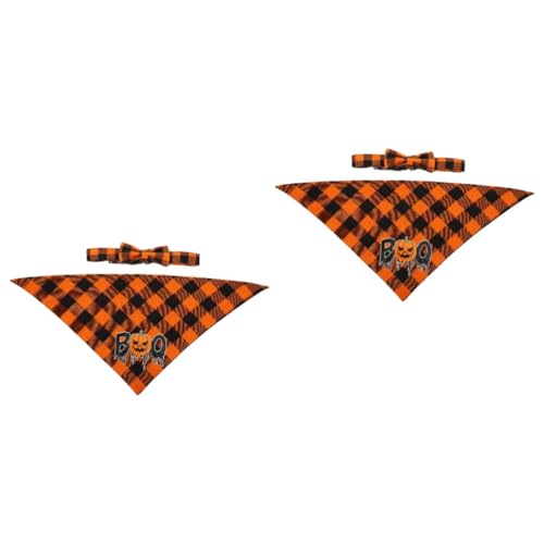 Kisangel 2 Sets Halloween Hundeschal Halsband Hals Verschleißfest Dekoratives Welpenhalsband Hundekleidung Waschbares Bandana Welpenzubehör Kisangel 2 Sets Halloween Hundeschal Halsband Hals Verschleißfest Dekoratives Welpenhalsband Hundekleidung Waschbares Bandana Welpenzubehör von Kisangel