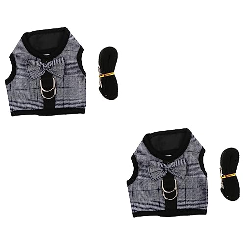 Kisangel 2 Sätze Hasenweste Kaninchenleine Trainingsgeschirr für Welpen Kleiner Hund Bunny Suit hasenkostüme laufweste Muskelshirt Leine für Kleintiere Anzug und Leine für Kaninchen Stoff Kisangel 2 Sätze Hasenweste Kaninchenleine Trainingsgeschirr für Welpen Kleiner Hund Bunny Suit hasenkostüme laufweste Muskelshirt Leine für Kleintiere Anzug und Leine für Kaninchen Stoff von Kisangel