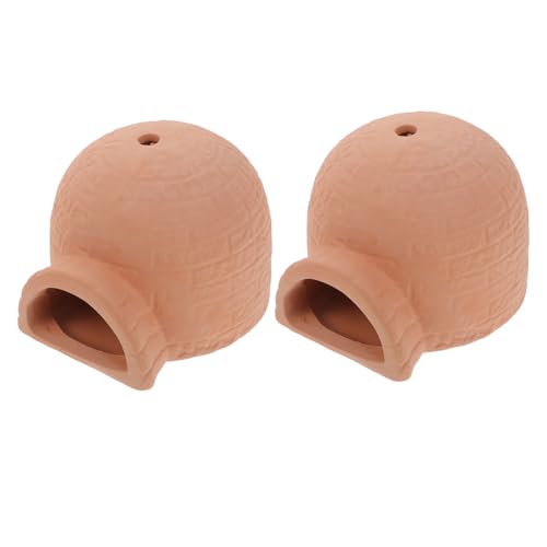 Kisangel 2 Stück Aquarium Versteck Dekoratives mit Optimaler Sicherer Unterschlupf für Fische und Wirbellose Stilvolle Aquarium Dekoration Leicht zu Reinigen Schont Tiere Kisangel 2 Stück Aquarium Versteck Dekoratives mit Optimaler Sicherer Unterschlupf für Fische und Wirbellose Stilvolle Aquarium Dekoration Leicht zu Reinigen Schont Tiere von Kisangel