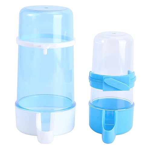 Kisangel Geflügel-wasserspender 2er-Set Automatische Trinkbrunnen Kunststoffschüssel Für Hühner Papageien Tauben Leicht Zu Reinigen Langlebig von Kisangel