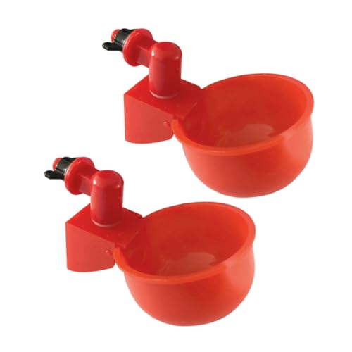 Kisangel 2 Stück Automatischer Trinknapf für Geflügel Hühner und Tauben Leicht zu Reinigen und Nachfüllbar für Haushalt Gewerbefarmen Hygienische Wassertränke für Küken und Vögel Kisangel 2 Stück Automatischer Trinknapf für Geflügel Hühner und Tauben Leicht zu Reinigen und Nachfüllbar für Haushalt Gewerbefarmen Hygienische Wassertränke für Küken und Vögel von Kisangel