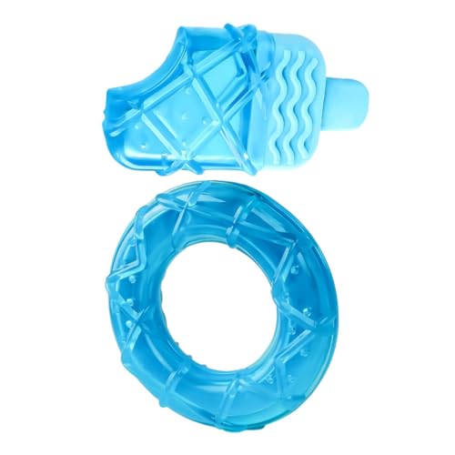 Kisangel 2stücke Kühlendes Kauspielzeug Für Welpen Ice Chew Toy Für Kleine Hunde Robustes Gefrierbares Spielzeug Zur Zahnpflege Und Stressbewältigung Für Drinnen Und Draußen von Kisangel