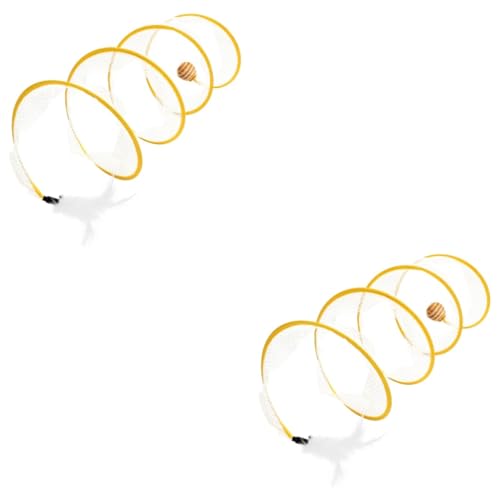 Kisangel 2st Faltbarer Katzentunnel Katzenspielzeug Aber Haustiere Hamster Feder Elastisches Netz Kisangel 2st Faltbarer Katzentunnel Katzenspielzeug Aber Haustiere Hamster Feder Elastisches Netz von Kisangel