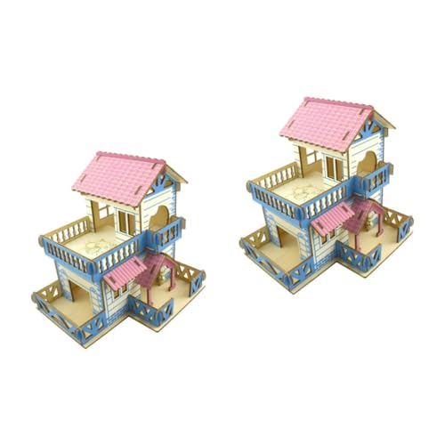 Kisangel 2 Stück Hamster Doppelstockvilla Kleintierhaus Kleintierhaus Meerschweinchenhaus Hamsterversteck Hamsterhaus Kleines Haustier Treppe Villa Für Hamster Naturhaus Aus Kisangel 2 Stück Hamster Doppelstockvilla Kleintierhaus Kleintierhaus Meerschweinchenhaus Hamsterversteck Hamsterhaus Kleines Haustier Treppe Villa Für Hamster Naturhaus Aus von Kisangel