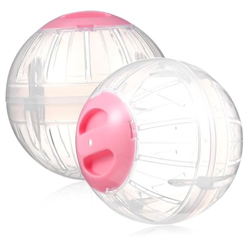 Kisangel 2 Stück Hamster Sportball Hamsterspielzeug Zwerghamster Mini Critter Hundespielzeug Hamster hamsterzubehör Laufbälle für kleine Haustiere Laufender Hamsterball Plastik Kisangel 2 Stück Hamster Sportball Hamsterspielzeug Zwerghamster Mini Critter Hundespielzeug Hamster hamsterzubehör Laufbälle für kleine Haustiere Laufender Hamsterball Plastik von Kisangel