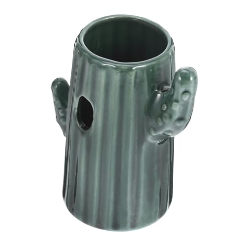 Kisangel 2stücke Hamster Wasserflasche Cactus Form Keramik Trinkflaschenständer Für Kleine Haustiere Und Für Kaninchen Und Meerschweinchen von Kisangel