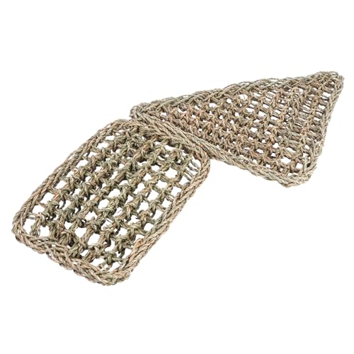 Kisangel 2stücke Lizard Snake Hängematte Schlafbett Für Reptilien Natürliche Atmungsaktive Kokosfaser-Matte Für Eidechsen Für Terrarien Und Haustiere von Kisangel