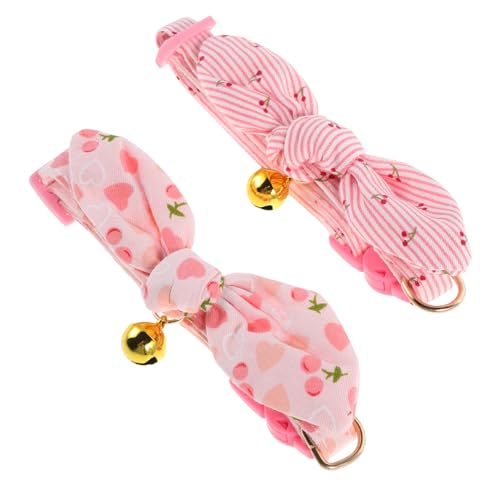 Kisangel 2 Stück Haustierhalsband Bowtie-kätzchen-Kragen Verstellbarer Fliegekragen Kätzchenhalsband Abbrechbar Baumwollkatze Breakaway -katzenkragen Netter Katzenkragen Baumwolle Polyester Kisangel 2 Stück Haustierhalsband Bowtie-kätzchen-Kragen Verstellbarer Fliegekragen Kätzchenhalsband Abbrechbar Baumwollkatze Breakaway -katzenkragen Netter Katzenkragen Baumwolle Polyester von Kisangel