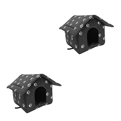 Kisangel 2 Stücke Comfy Katze Nest Bett Wetterfeste Outdoor Streunende Katze Gehäuse Katze Korb Bett Outdoor Katze Kisangel 2 Stücke Comfy Katze Nest Bett Wetterfeste Outdoor Streunende Katze Gehäuse Katze Korb Bett Outdoor Katze von Kisangel