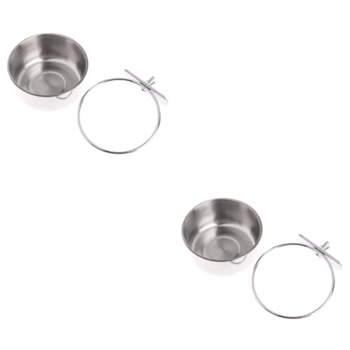 Kisangel 2stücke Professionelle Futterschale Aus Edelstahl Für Vögel Praktische Futterbox Für Papageien Und Kleine Vögel Einfache Reinigung Langlebig Und Dekorativ Kisangel 2stücke Professionelle Futterschale Aus Edelstahl Für Vögel Praktische Futterbox Für Papageien Und Kleine Vögel Einfache Reinigung Langlebig Und Dekorativ von Kisangel