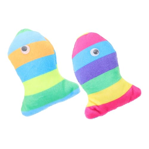 Kisangel 2 Stück Katze Plüschtier Katzenspielzeug drinnen Haustier Interaktives für Katzen Interactive cat Toy Plüsch-Kauspielzeug für Katzen für Kätzchen Kisangel 2 Stück Katze Plüschtier Katzenspielzeug drinnen Haustier Interaktives für Katzen Interactive cat Toy Plüsch-Kauspielzeug für Katzen für Kätzchen von Kisangel