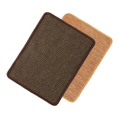 Kisangel 2 Stück Katzen Kratzmatte aus Jute Wiederverwendbare Kratzfläche für Kätzchen und Haustiere zur Schonung von Möbeln und Böden Pflegeleicht und Vielseitig Einsetzbar Kisangel 2 Stück Katzen Kratzmatte aus Jute Wiederverwendbare Kratzfläche für Kätzchen und Haustiere zur Schonung von Möbeln und Böden Pflegeleicht und Vielseitig Einsetzbar von Kisangel