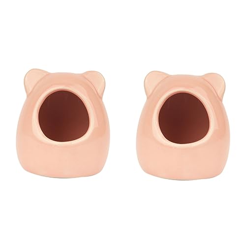 Kisangel 2 Stück Keramik Hamster Nest Kleines Kühlnest für Kleintiere Tragbares Haustier Versteck aus Sicherem Leicht zu Reinigendem Geeignet für Hamster und Kleine Nager Modisches Design Kisangel 2 Stück Keramik Hamster Nest Kleines Kühlnest für Kleintiere Tragbares Haustier Versteck aus Sicherem Leicht zu Reinigendem Geeignet für Hamster und Kleine Nager Modisches Design von Kisangel