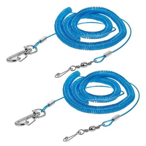 Kisangel 2stücke Papageien Fußring Mit Elastischer Leine Outdoor Papagei Trainingsleine Langlebiges Vogelgeschirr Für Sichere Flüge Und Einfache Handhabung von Kisangel
