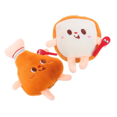 Kisangel 2 Stück Plüschtiere für Haustiere Interactive Dog Toys Dog chew Toy hundeintelligenz Kauspielzeug für Haustiere lecken spielzeuge Hundespielzeug interaktives Kauspielzeug von Kisangel