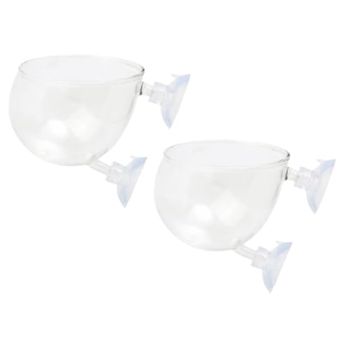 Kisangel 2 Stück Teiliges Aquarium Wasserpflanzen Pflanztopf mit Saugnapf Kompakte Futter Pflanzenhalterung Transparentes Robustes Glas für Süß Salzwasserfische Einfache Installation Kisangel 2 Stück Teiliges Aquarium Wasserpflanzen Pflanztopf mit Saugnapf Kompakte Futter Pflanzenhalterung Transparentes Robustes Glas für Süß Salzwasserfische Einfache Installation von Kisangel