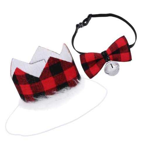 Kisangel 2 Stück Teiliges Haustier Weihnachtsset mit Elastischem Hundehalsband und Glocke Verstellbares Material Leichtes Design Geeignet für Weihnachten Halloween und Tägliche Nutzung Kisangel 2 Stück Teiliges Haustier Weihnachtsset mit Elastischem Hundehalsband und Glocke Verstellbares Material Leichtes Design Geeignet für Weihnachten Halloween und Tägliche Nutzung von Kisangel