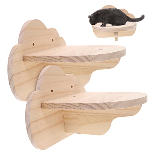 Kisangel 2 Stück Teiliges Katzen Wandregal aus Holz Platzsparende Katzenkletterwand mit Stabilen als Kletter und Ruheplatz für Katzen Wandmontiertes Katzenmöbel für Aktivität und Bewegung Kisangel 2 Stück Teiliges Katzen Wandregal aus Holz Platzsparende Katzenkletterwand mit Stabilen als Kletter und Ruheplatz für Katzen Wandmontiertes Katzenmöbel für Aktivität und Bewegung von Kisangel