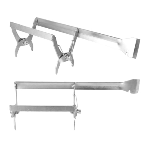 Kisangel 2 Stück Teiliges Rahmenhalter Ergonomischer Griff Multifunktionaler Metallrahmenheber mit Schaber für Bienenzucht und Honigernte Geeignet für Imker Aller Erfahrungsstufen Kisangel 2 Stück Teiliges Rahmenhalter Ergonomischer Griff Multifunktionaler Metallrahmenheber mit Schaber für Bienenzucht und Honigernte Geeignet für Imker Aller Erfahrungsstufen von Kisangel