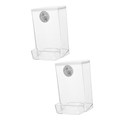Kisangel 2 Stück Vogelfutterbox Vogelkäfig Vogelfutterbehälter Haustier Vogelfutterstation Automatische Vogelfutterstation Ornament Vogelnäpfe Für Käfig Praktische Kisangel 2 Stück Vogelfutterbox Vogelkäfig Vogelfutterbehälter Haustier Vogelfutterstation Automatische Vogelfutterstation Ornament Vogelnäpfe Für Käfig Praktische von Kisangel