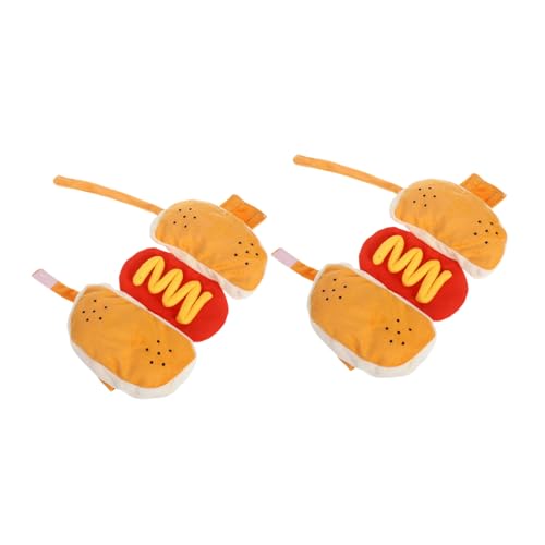 Kisangel 2 Stück Warmer Cosplay Anzug Für Haustiere Und Welpen Kleine Hundekleidung Cosplay Kleidung Für Welpen Warmes Haustierkostüm Katzenkostüm Warmer Hundepyjama von Kisangel