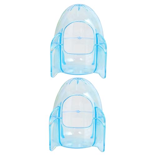 Kisangel 2 Stücke Hamster Badewanne Praktische und Haustier Badewanne für Kleine Tiere Farblich Zufällig für und Pflege von Hamstern Zufällige Farbe von Kisangel
