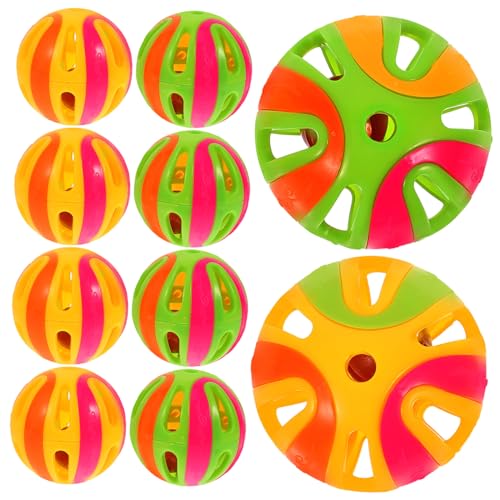 Kisangel 20 STK Katzenglocke Ballspielzeug interaktives katzenspielzeug Interactive cat Toy Katzenbälle mit Glöckchen Kätzchen Zubehör Spielzeuge Pet-Ball-Spielzeug Ballspielzeug für Katzen von Kisangel