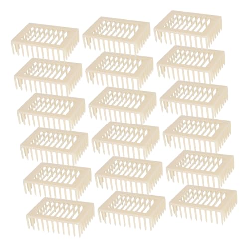Kisangel 20 Stück Teiliges Imkerzubehör Kunststoff bienenköniginnenkäfig Leicht Robust für Einfache Handhabung und Transport zur Zucht und Isolation Langlebig für Professionelle und von Kisangel