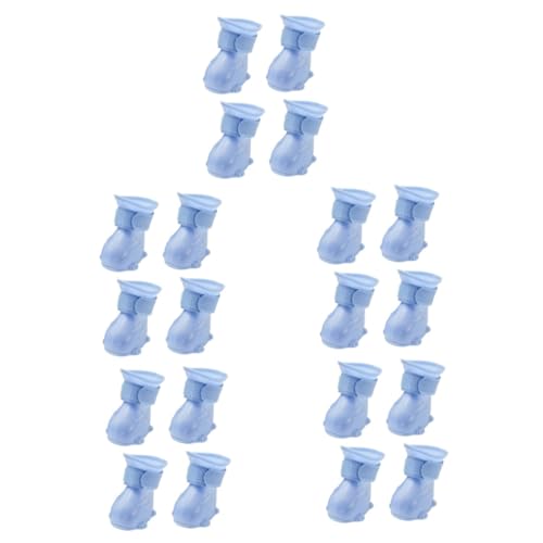 Kisangel 5er-Sets Hunde-Regenstiefel Für Draußen Haustierschuhe – Sohlen-Regenschuhe Für Welpen Hundepfoten Schutz Für Drinnen Und Draußen 4 Stück X 5 Kisangel 5er-Sets Hunde-Regenstiefel Für Draußen Haustierschuhe – Sohlen-Regenschuhe Für Welpen Hundepfoten Schutz Für Drinnen Und Draußen 4 Stück X 5 von Kisangel