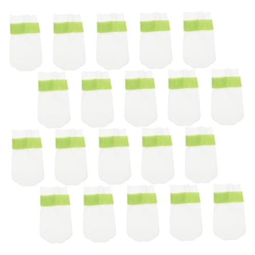 Kisangel 20St Fußsäcke für Hunde hundeschuhe hundesocken Hundepfotenabdeckungen hundeschutzschuhe Pfotenschutz Haustierschuhe für kleine Hunde Hundestiefel wasserdicht Vlies Light Green Kisangel 20St Fußsäcke für Hunde hundeschuhe hundesocken Hundepfotenabdeckungen hundeschutzschuhe Pfotenschutz Haustierschuhe für kleine Hunde Hundestiefel wasserdicht Vlies Light Green von Kisangel