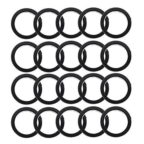 Kisangel 20St Nadel Ende Poolreiniger Tülle Aquarium Pumpe Netz Aquarium Cable Hole Fish Tank Cable Hole Aquarium Wire Grommet Lochabdeckung aus Kunststoff Kabelmanagement-Tool pp Black von Kisangel