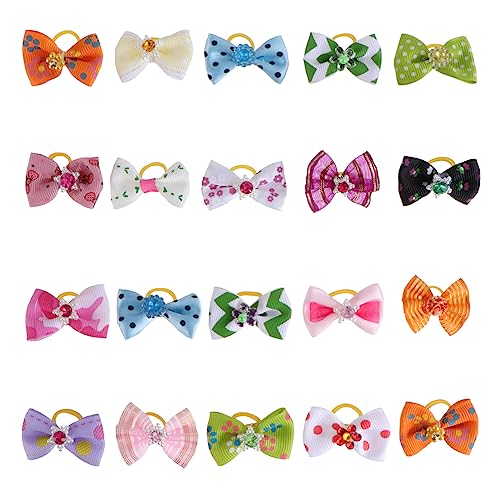 Kisangel 20St Tierhaarschleifen mit Gummiband Hundehaar-Accessoires Katzenzubehör Puppenzubehör Blütenkopf Bögen Haarschmuck Hundehaar Bowknotk Hundehaarschleife Krawatte Haarnadel Kisangel 20St Tierhaarschleifen mit Gummiband Hundehaar-Accessoires Katzenzubehör Puppenzubehör Blütenkopf Bögen Haarschmuck Hundehaar Bowknotk Hundehaarschleife Krawatte Haarnadel von Kisangel