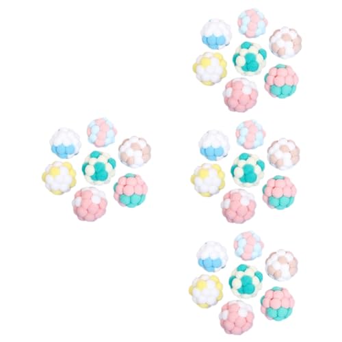 Kisangel 24 STK Knabberndes Katzenspielzeug Kuscheltier für Katzen interaktives Spielzeug interaktives katzenspielzeug Interactive cat Toy Spielzeuge Plüschtier Fuzzy-Bälle für Katzen kauen Kisangel 24 STK Knabberndes Katzenspielzeug Kuscheltier für Katzen interaktives Spielzeug interaktives katzenspielzeug Interactive cat Toy Spielzeuge Plüschtier Fuzzy-Bälle für Katzen kauen von Kisangel