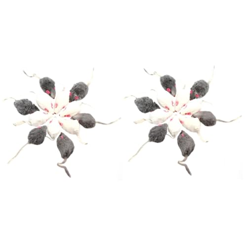 Kisangel 24stücke Interaktive Katzenspielzeuge Simulation Mäuse Zum Spielen Und Kauen Für Katzen Und Kleine Hunde Sicheres Und Langlebiges Material Farbenfrohes Design Kisangel 24stücke Interaktive Katzenspielzeuge Simulation Mäuse Zum Spielen Und Kauen Für Katzen Und Kleine Hunde Sicheres Und Langlebiges Material Farbenfrohes Design von Kisangel