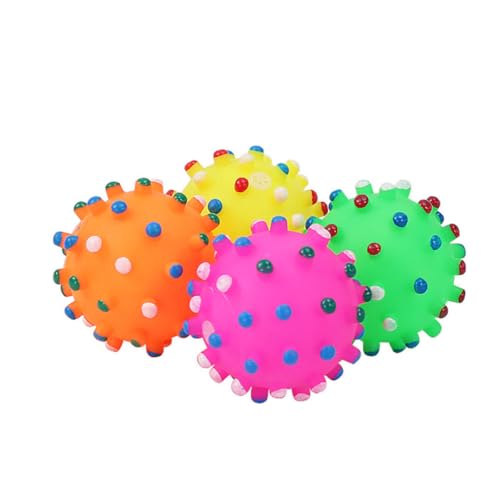 Kisangel 24 STK Ballspielzeug Für Hunde Hund Quietscht Quietschende Spielzeuge Für Welpen Kleine Tennisbälle Für Hunde Soundspielzeug Für Hunde Kauspielzeug Für Hunde 7c Dornkugel Haustier Kisangel 24 STK Ballspielzeug Für Hunde Hund Quietscht Quietschende Spielzeuge Für Welpen Kleine Tennisbälle Für Hunde Soundspielzeug Für Hunde Kauspielzeug Für Hunde 7c Dornkugel Haustier von Kisangel