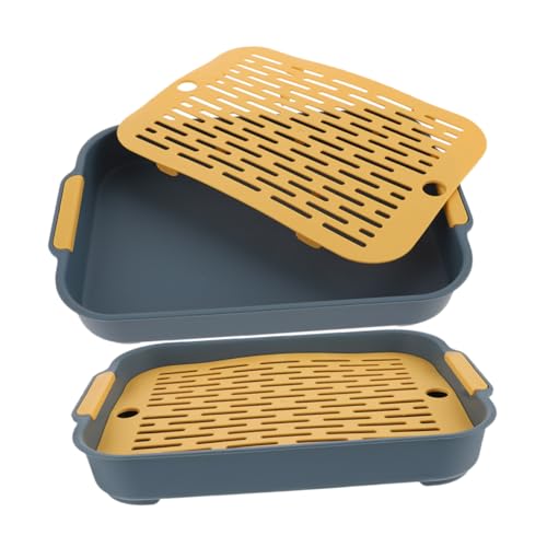 Kisangel 2Er-Box Haustiertoilette Meerschweinchenkäfig Schweinebecher Hasenkäfig Wurf Käfig für Hase Kaninchenklo Hamster Toilette Haustierklo Hamster streu pfanne Hasen-Katzentoilette pp Kisangel 2Er-Box Haustiertoilette Meerschweinchenkäfig Schweinebecher Hasenkäfig Wurf Käfig für Hase Kaninchenklo Hamster Toilette Haustierklo Hamster streu pfanne Hasen-Katzentoilette pp von Kisangel