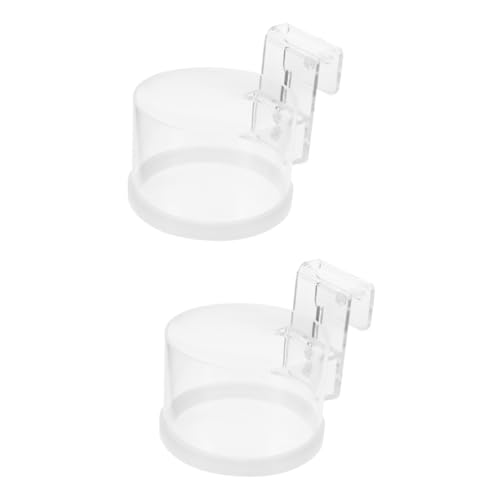 Kisangel 2stücke Acryl-futterring Für Aquarien Einstellbare Futterstation Mit Haken Geeignet Für Süßwasser Lösung Zur Fischfütterung Und Einfachen Aquarienpflege von Kisangel