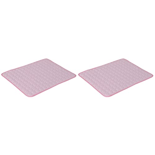 Kisangel 2 Stücke Hund Zubehör Pet Pad Haustier Matte Für Kühlen Atmungsaktiv Einfach Zu Verstauen Kisangel 2 Stücke Hund Zubehör Pet Pad Haustier Matte Für Kühlen Atmungsaktiv Einfach Zu Verstauen von Kisangel