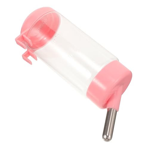 Kisangel 2 Stücke Haustier Wasser Feeder Für Tiere 400ml Flasche Hamster Welpen Katze Wasser Dispenser Auslaufsicher Staubdicht von Kisangel